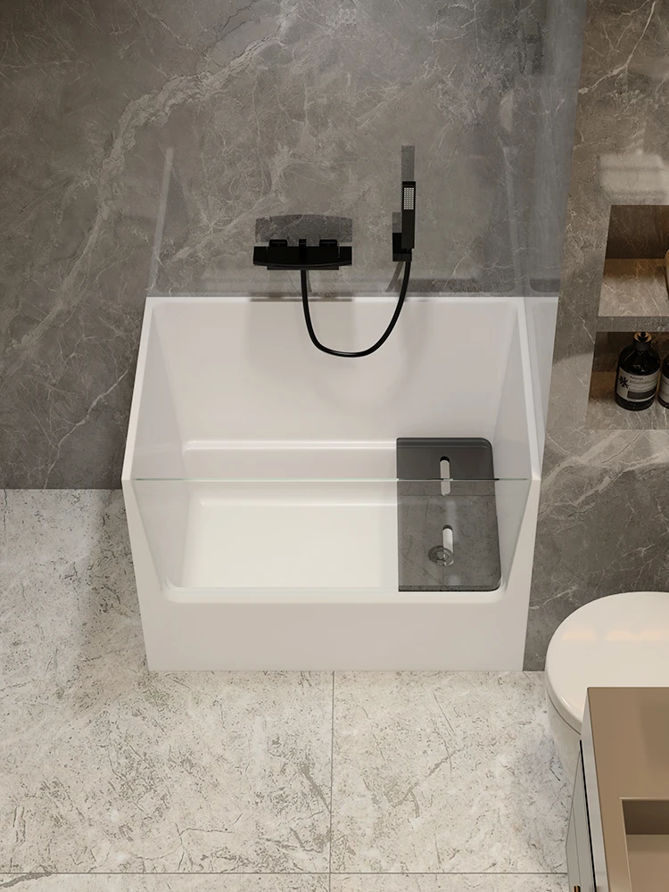 Домашняя акриловая автономная японская мини-Ванна глубокого замачивания в