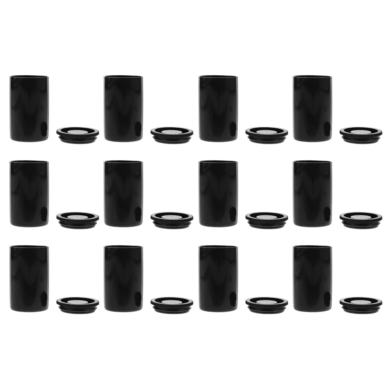 

36 Pcs Plastic Stand Film Box Storage Plastic Canisters Camera Reel Rack Containers Roll Holder