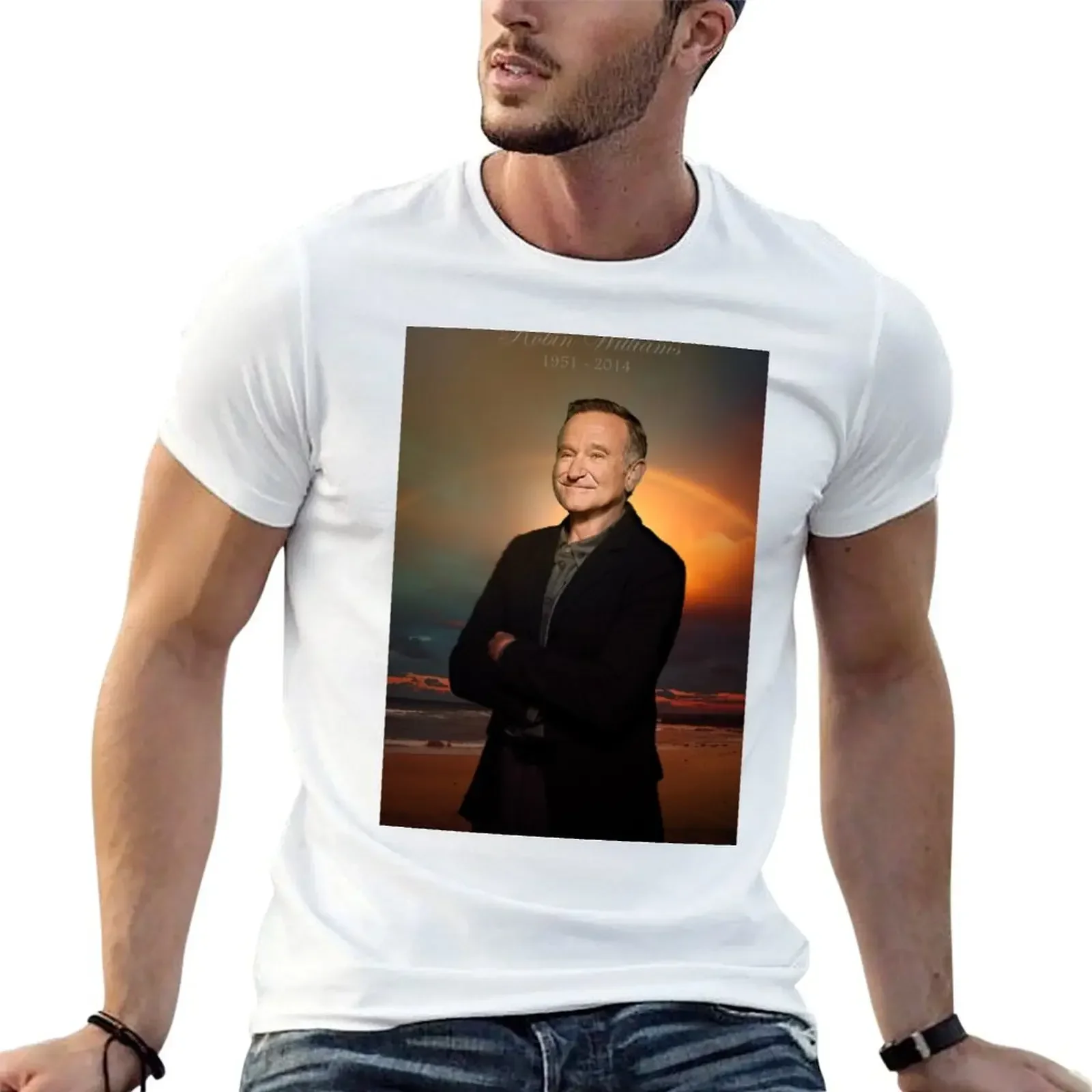 Футболка Robin Williams ~ Paradise уличная одежда футболки с рисунком рэпера летние топы