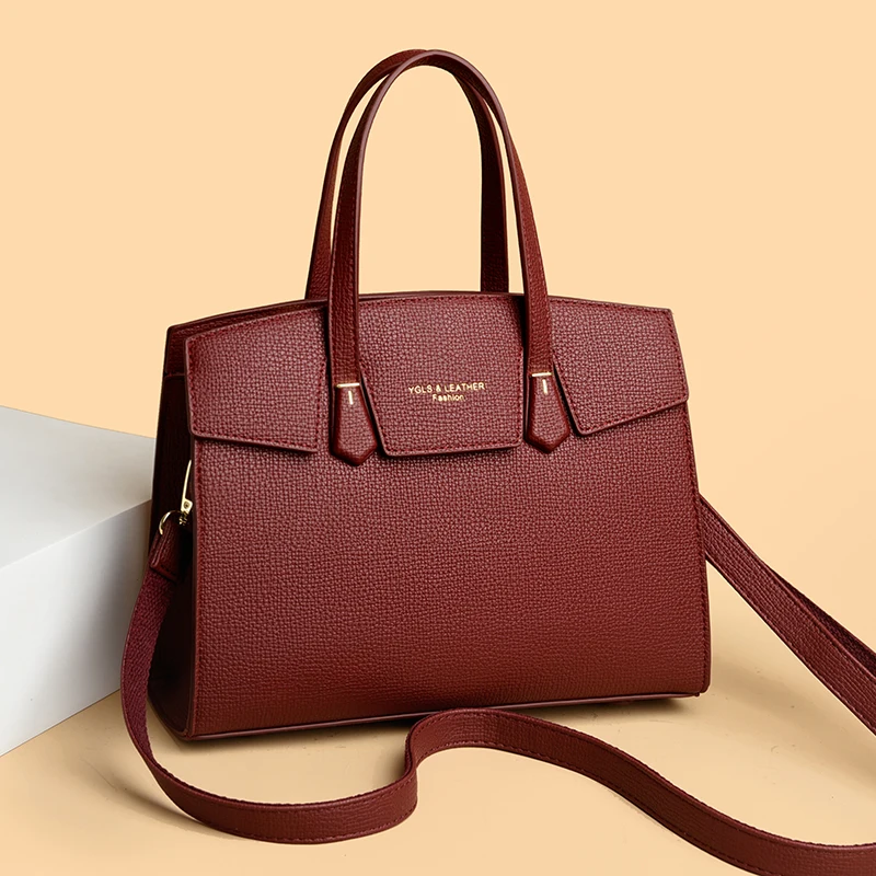 Простые винтажные сумки-тоут с роскошным дизайном универсальные сумки большой