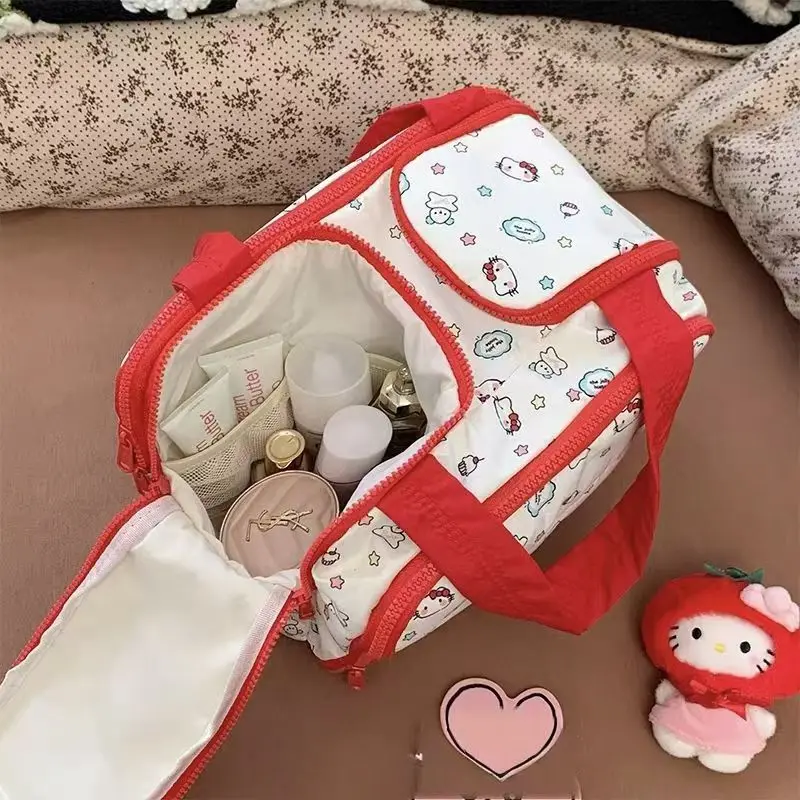 Сумка-кроссбоди Kuromi Cinnamoroll, милая мультяшная стеганая сумка через плечо для девочек-студенток, новая, большая вместимость, на одно плечо (art.: 3920da35d7d41) - 3920da35d7d41