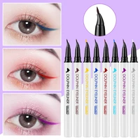 olecranon liquid colorful eyeliner curved sponge tip waterproof long lasting natural quick dry 6 colors makeup pen