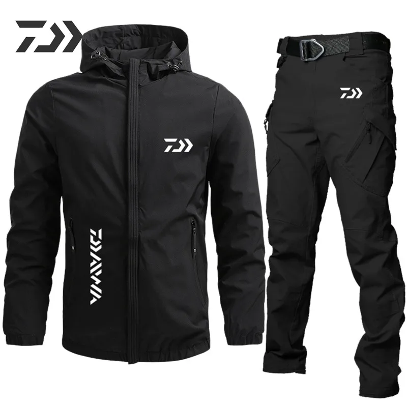 

Мужские летние Рыболовные костюмы 2023, водонепроницаемая одежда, быстросохнущая ветровка, Осенние уличные куртки для альпинизма и рыбалки