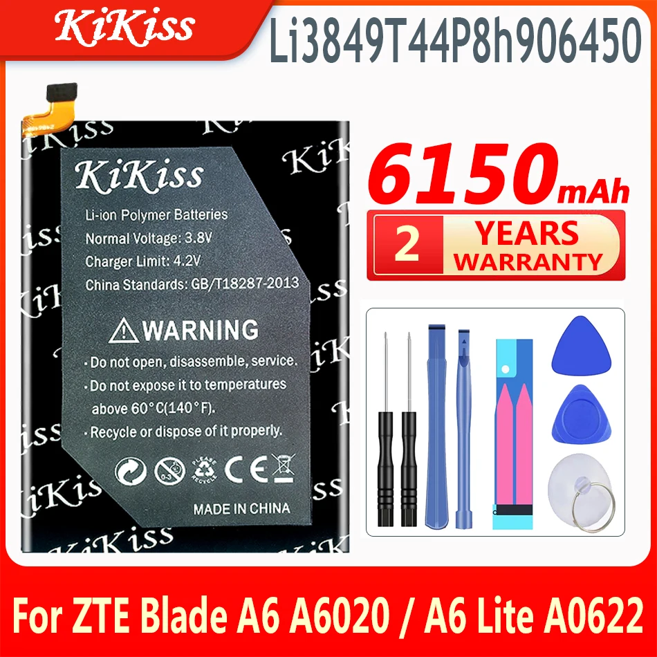 

Li3849T44P8h906450 Battery For ZTE Blade A6 A0620 A 6 Lite A0622 Voyage 5 Voyage 5Plus for Nubia N3 NX608J NX617J Voyage5 Plus