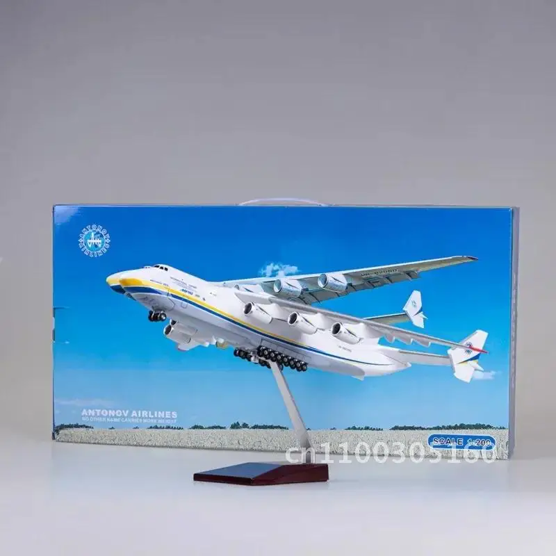 Фото Коллекция 1/200 Antonov AN-225 AN225 Mriya, транспортный самолет, модель самолета, реплика игрушки, смола, 42 см, дисплей, вентиляторы для взрослых, пластик №1