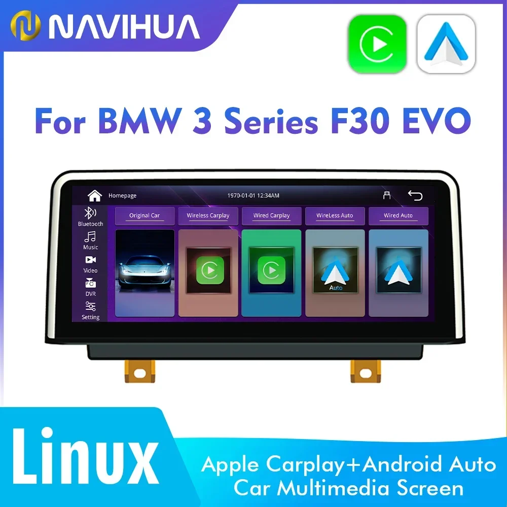 Navihua для BMW 3 серии F30 NBT EVO 10 25 ''экран системы Linux GPS навигация автомобильное