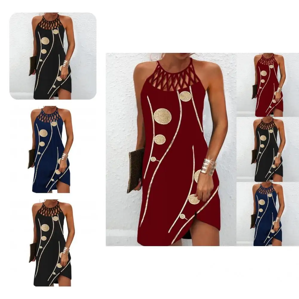 

Gorgeous Summer Dress Short Elegant Lady Dress Wear-resistant Summer Dress