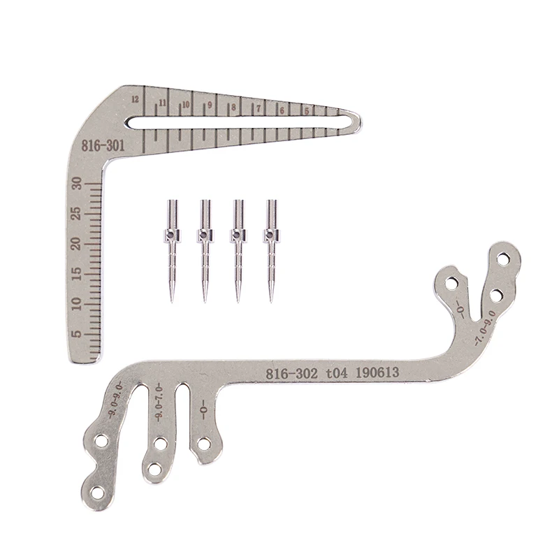 

Dental Implant Guide Angle Ruler Set Oral Tooth Measuring Planting Locator Positioning Dentistry Tool Impant Surgical Drills