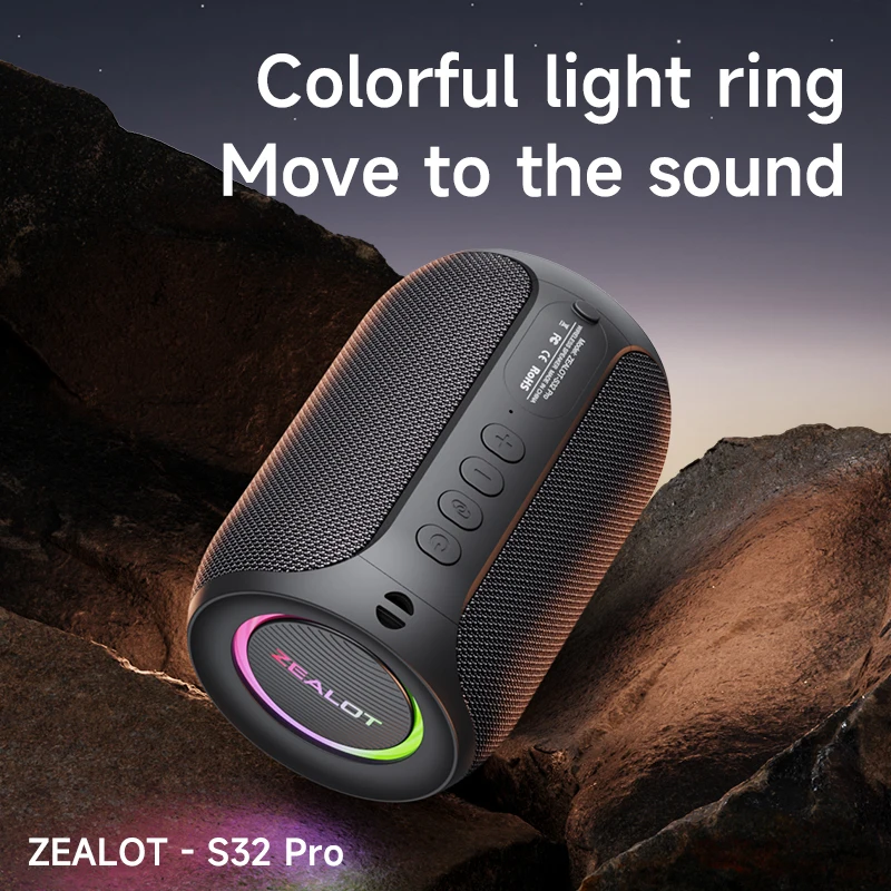 Zealot S32 Pro Bluetooth Беспроводная Внешняя Версия Водонепроницаемая Портативная