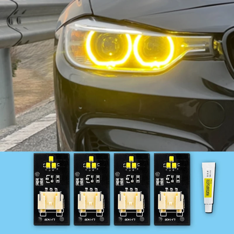 Желтый модуль управления BAVISS для BMW 3 серии 2012-2015 F30 F31 сигнальная лампа дневного