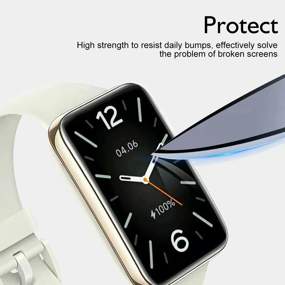 

Protective Film Full Cover Protector Curved Flexible Smart Watch Film Full Adhesive Film For Xiaomi Mi Band 7 Hydrogel Film