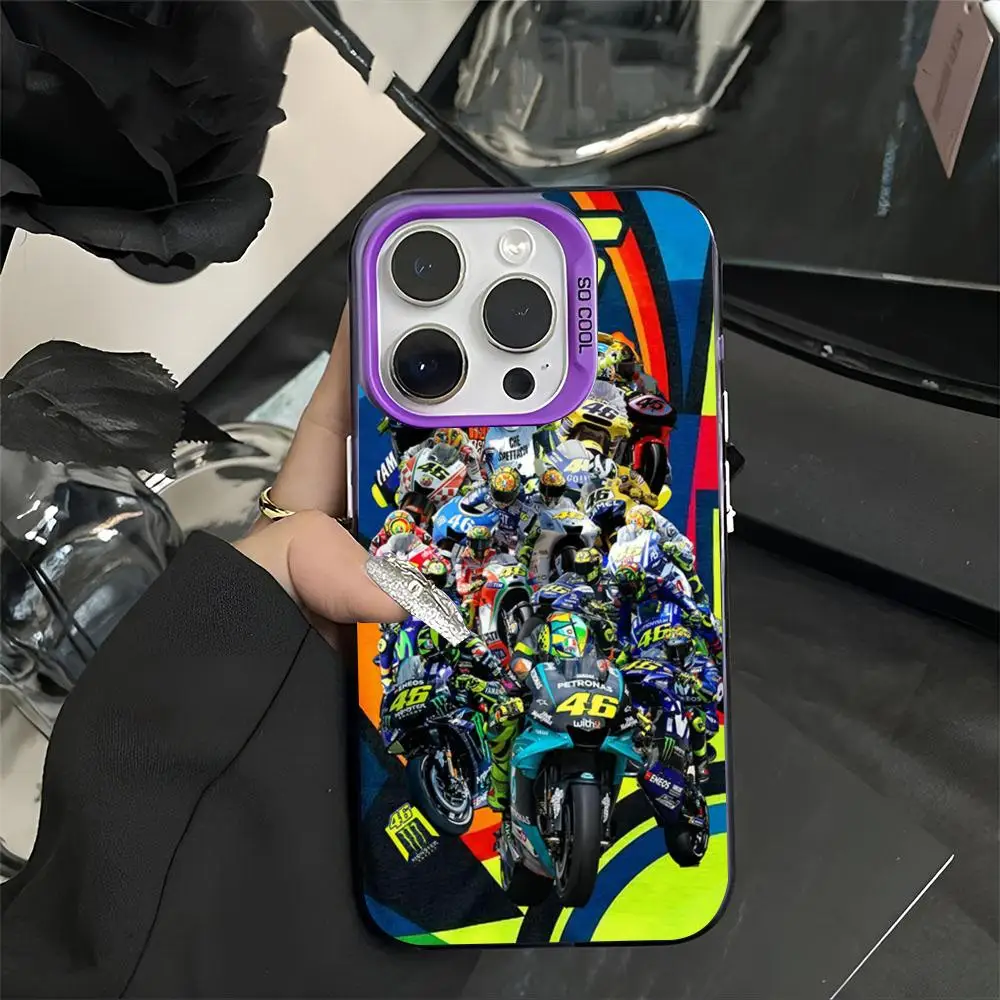 Maisto V-ValentinoS R-Rossies 46 чехол для телефона лазерный матовый жесткий IPhone 16 15 14 13 12 Pro Max 11