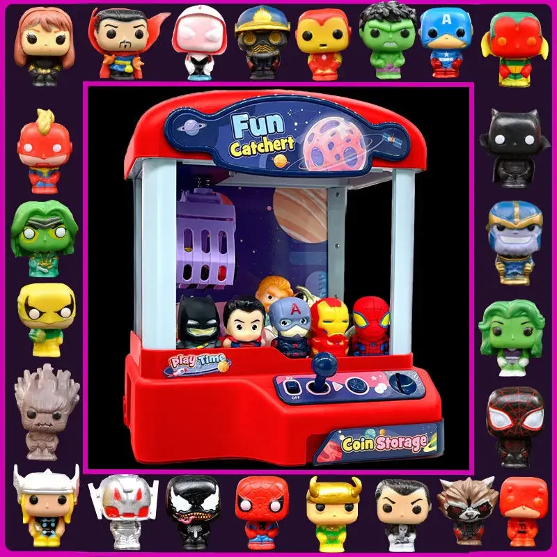 

Marvel Железный человек Новый Забавный мультяшный для мальчиков и девочек маленький бытовой мини-аппарат для когтей с монетами гасяпон Кукла Детская игрушка