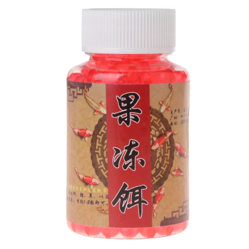

1 Bottle Fishing Bait Carp Salmon Fish Egg Jelly Beads Artificial Lure 4mm Soft