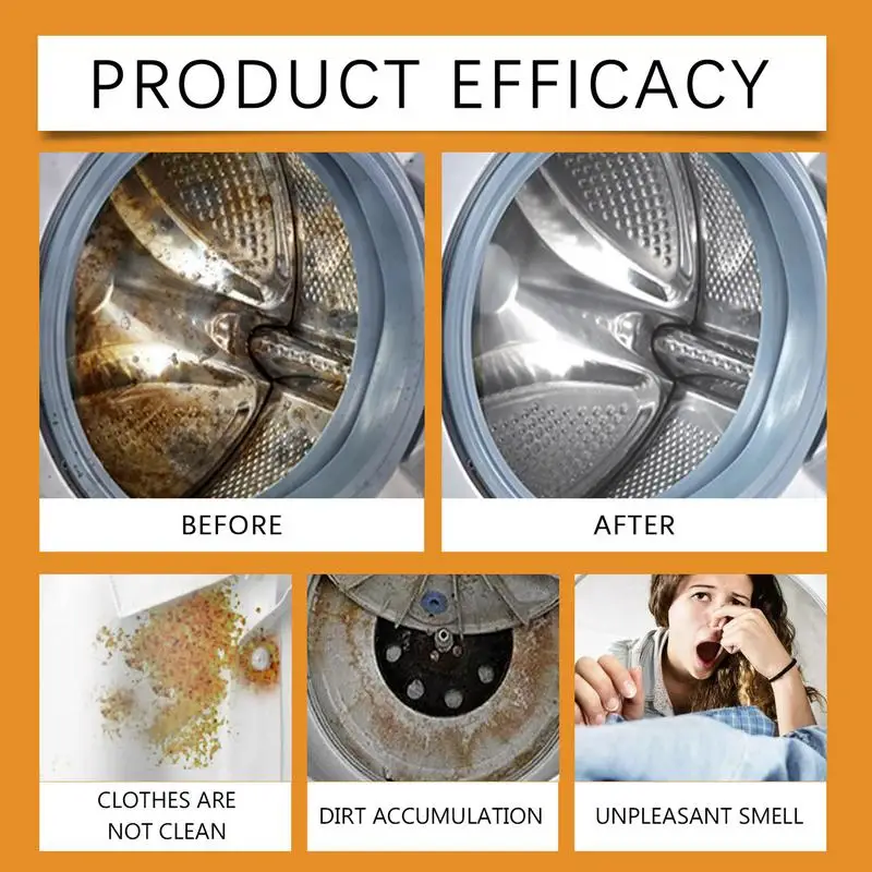 Моющее средство для чистки стиральной машины средства глубокой очистки 100 мл