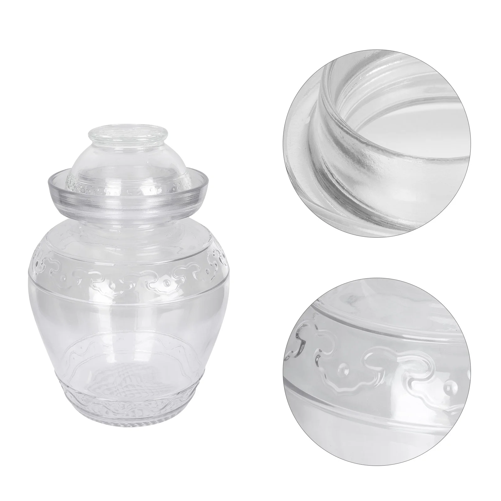 

Household Pickle Glass Jar Large Capacity Sealed Pickle Food Storage Can