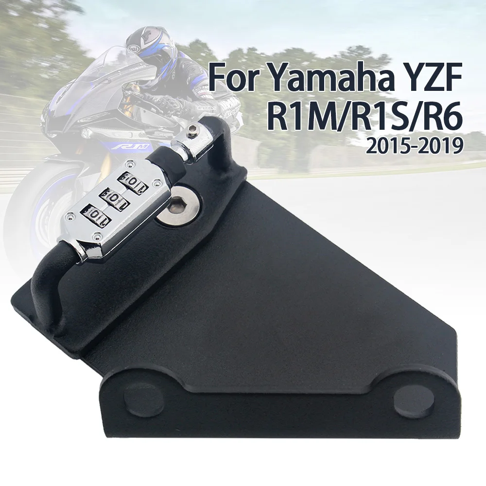 

Motorcycle Helmet Lock Helmets Security Anti-Theft Rust-Proof Lock For YZF R1M R1S R6 Helmet Password Lock
