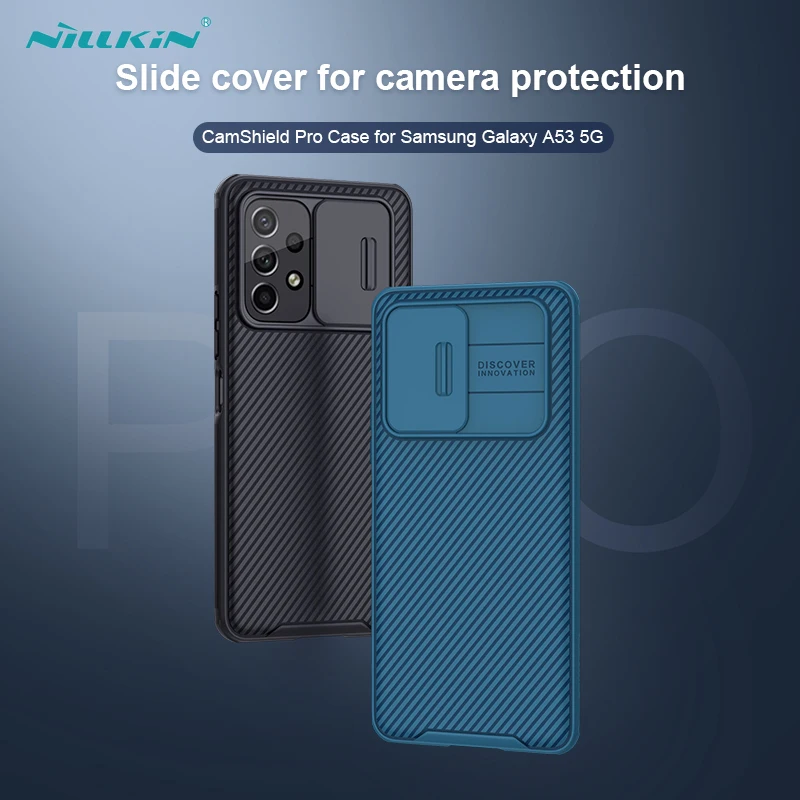 

For Samsung Galaxy A53 5G Camera Protection Case NILLKIN Slide Protect Cover Lens Protection Shockproof Case For Samsung A53