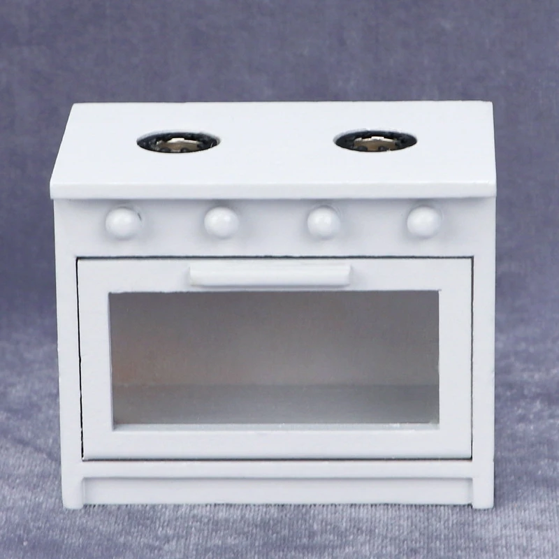 

Модель деревянной газовой мини-плиты для кукольного домика, миниатюрная газовая плита, имитация кукольного домика, кухонная мебель, детска...