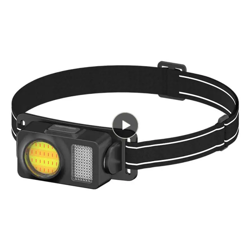 

Long Battery Life Head Mounted Work Light Outdoor Work Light Double Light Source Portable Black Strong Headlights Outdoor Glare