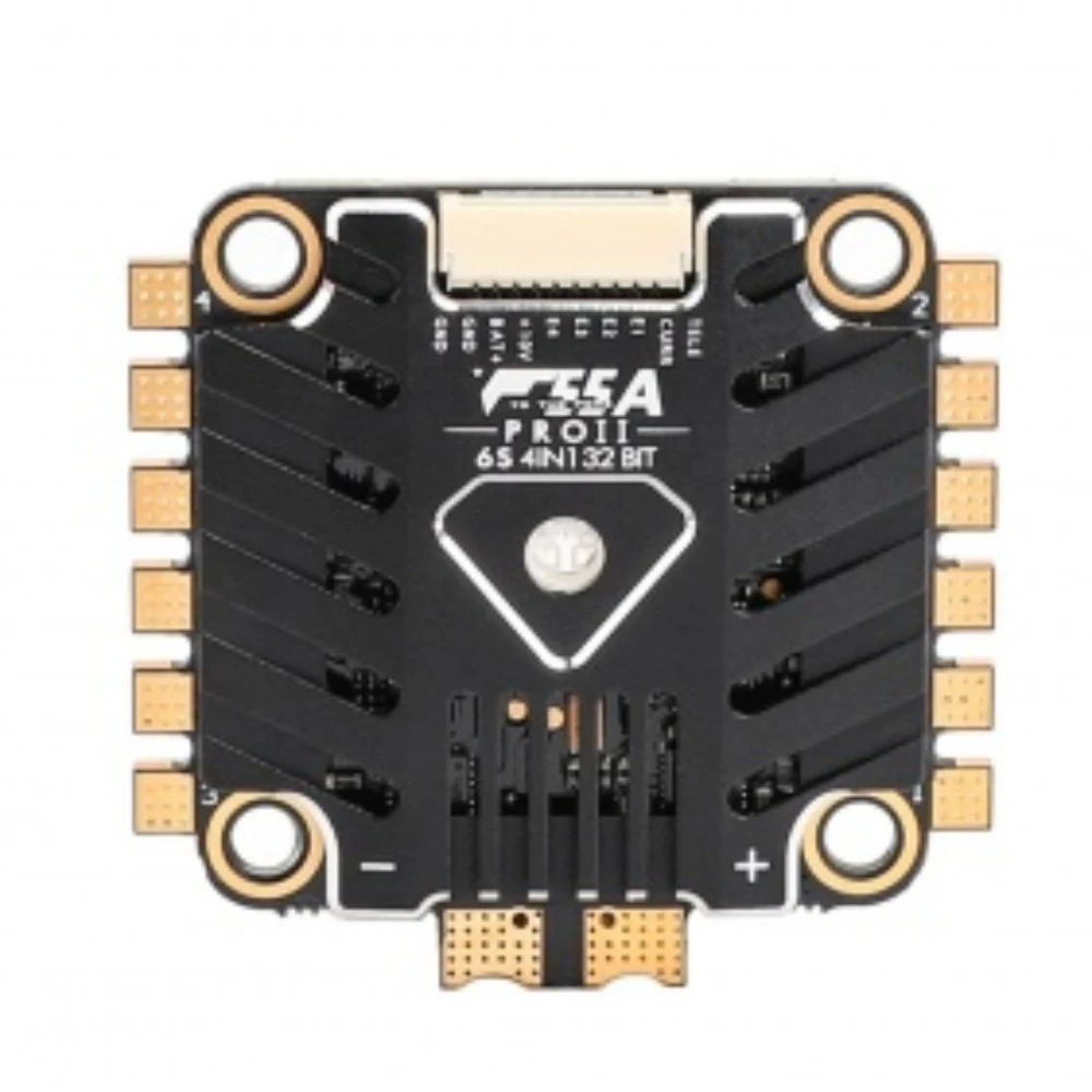 T-MOTOR F55A PROII 4 в 1 6S BLHeli32 бесщеточный ESC 128k 10V 2A BEC для гоночных дронов RC fpv