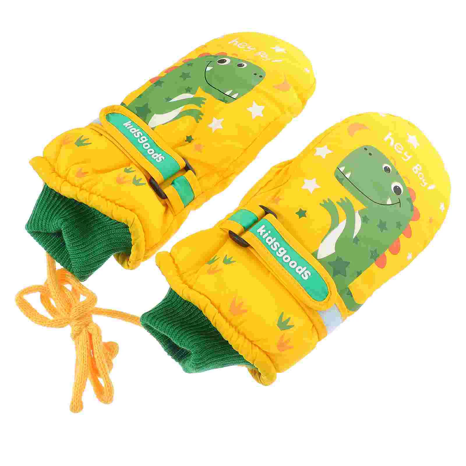

1 Pair Outdoor Warm Cartoon Mitts Hanging Children Mitts Skating