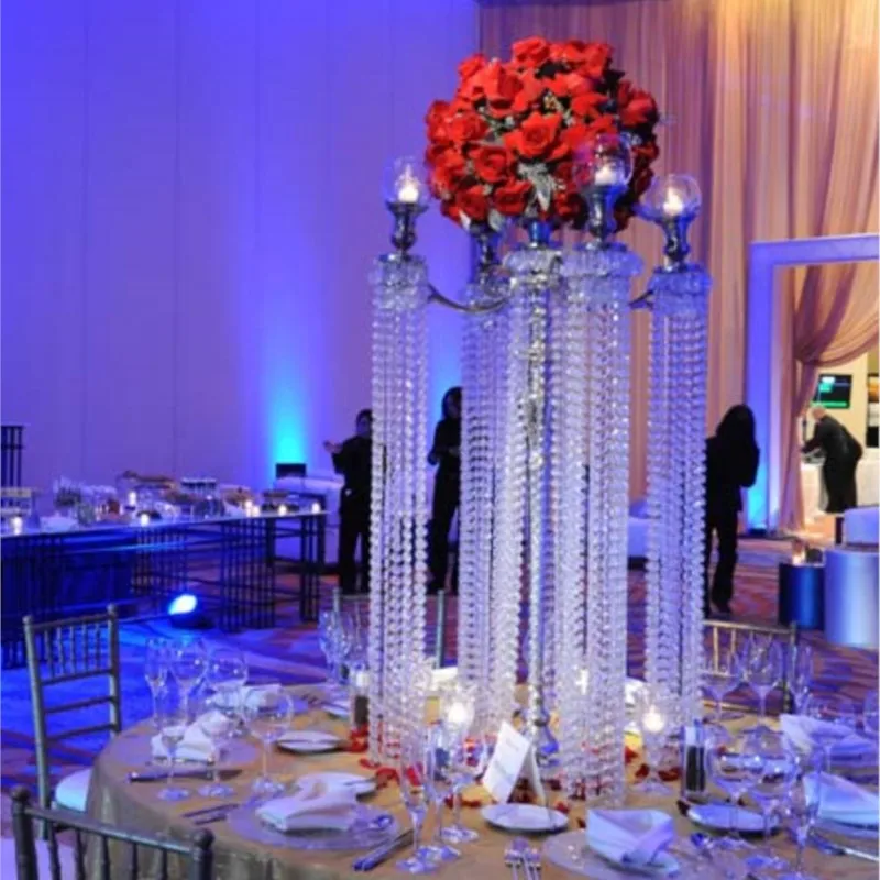 

2017 Acrylic Crystal Wedding Centerpiece wedding decoration 70CM Tall Diameter is 48cm 10PCS/lot