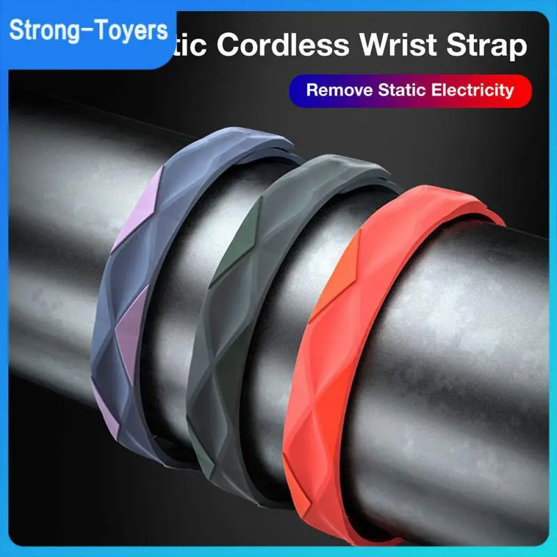 

Удаление статического электричества Антистатический браслет на запястье. Силиконовый электростатический браслет, силиконовый браслет