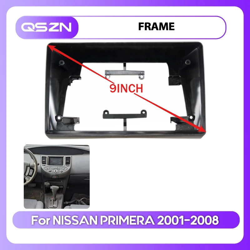 QSZN 2 Din рамка для автомобильного радиоприемника Android DVD адаптер крепления на