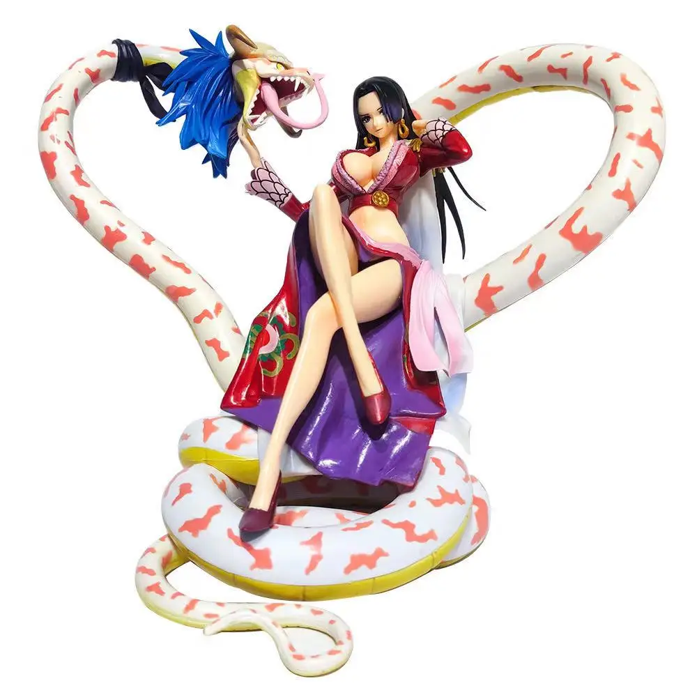 

One Piece GK POP змея принцесса Боа Хэнкок аниме экшн-фигурка модель 21 см семейная Коллекция игрушек настольное украшение Figma