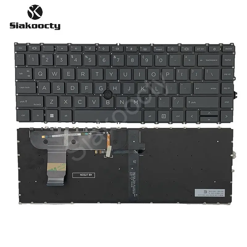 

Siakoocty New For HP EliteBook 840 G7 845 G7 840 G8 845 G8 Keyboard UK Pointer No backlit