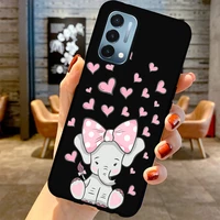 cute elephant phone case for oneplus 6t 7 7pro 7t pro 9r 9rt 5g 10pro 8 8pro 8t 9 9pro nord n10 n100 n200 2 5g 6 fundas cover