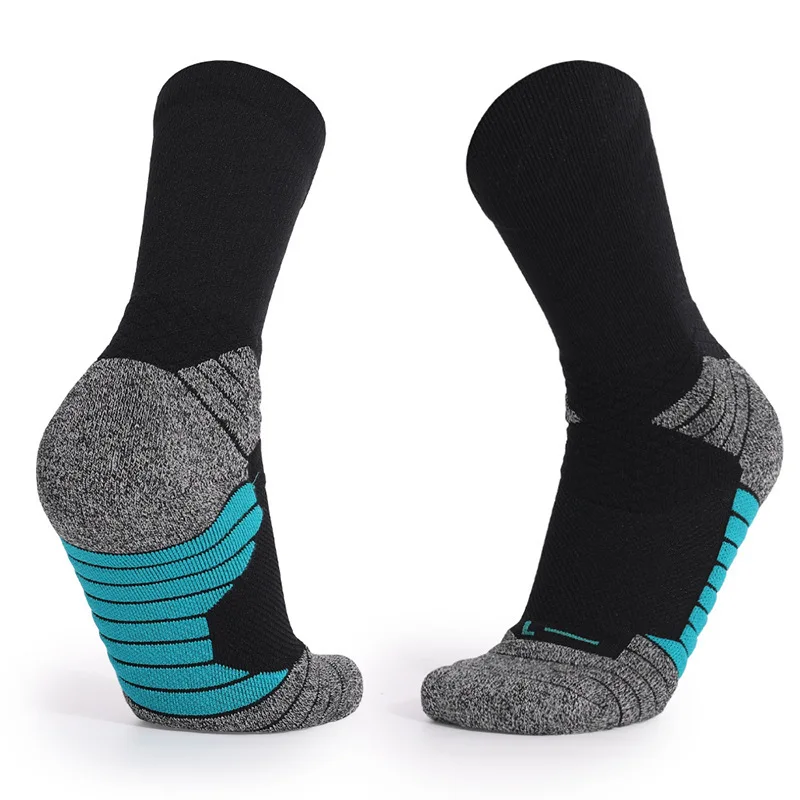 Basketball Ball Elite Basketball Socks Men Thickened Terry Socks Anti-slip Shock Absorption Reinforced Actual Combat Sports Sock