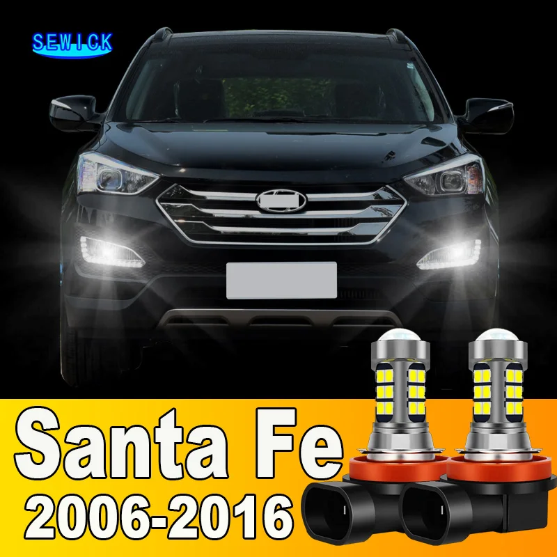 Передняя противотуманная лампа деталь 2 шт. для Hyundai Santa Fe 2006 2007 2008 2009 2010 2011 2012 2013 2014
