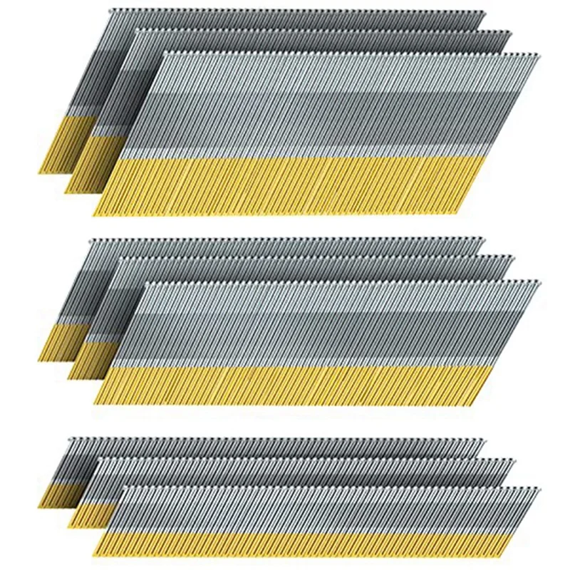 

34-Degree 900-Pack Metal Accessories Galvanized Assorted Size (2-1/2Inch, 2Inch, 1-1/4Inch 300 Per Sizes)