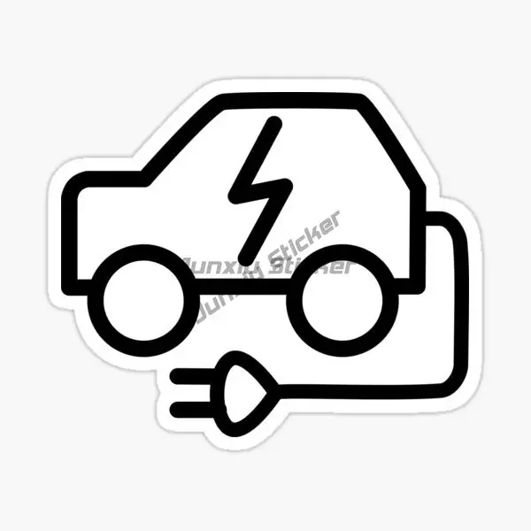 Электромобиль с нулевыми выбросами, водонепроницаемые наклейки из ПВХ, аксессуары для украшения автомобиля, внедорожного велосипеда