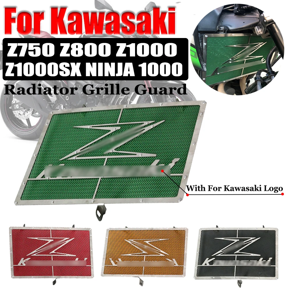 

For Kawasaki Z750 Z800 ZR800 Z1000 SX Z1000SX ZR1000F Z 750 800 1000 Ninja 1000 Motorcycle Radiator Grille Guard Cover Protector