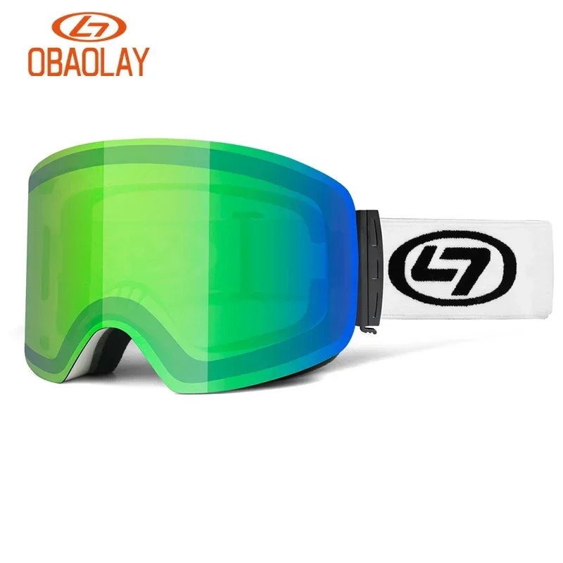 Мужские солнцезащитные очки OBAOLAY велосипедные с двойными линзами спортивные для