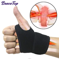 bracetop 1 pc sport adjustable wrist support brace carpal tunnel wrist brace hand support wrist support for arthritis tendinitis