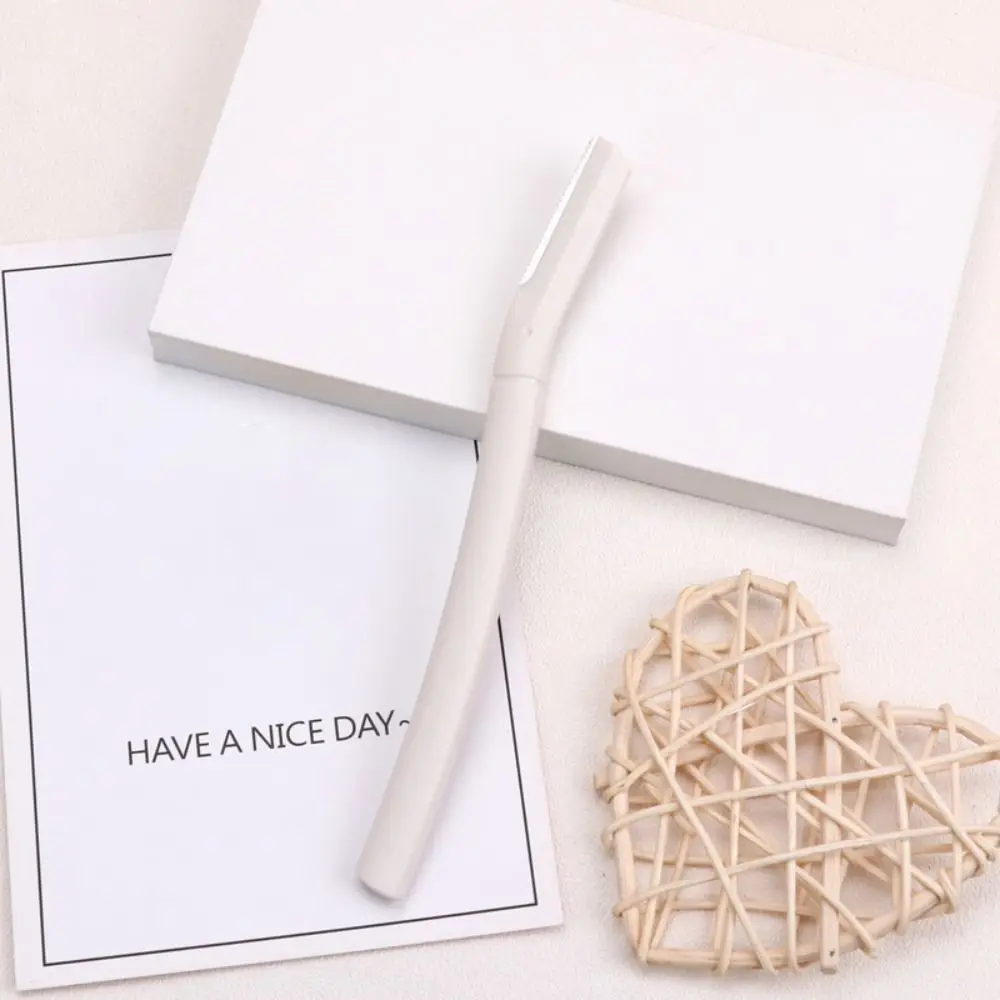 Безопасная макробритва для бровей с прямой ручкой противоскользящая