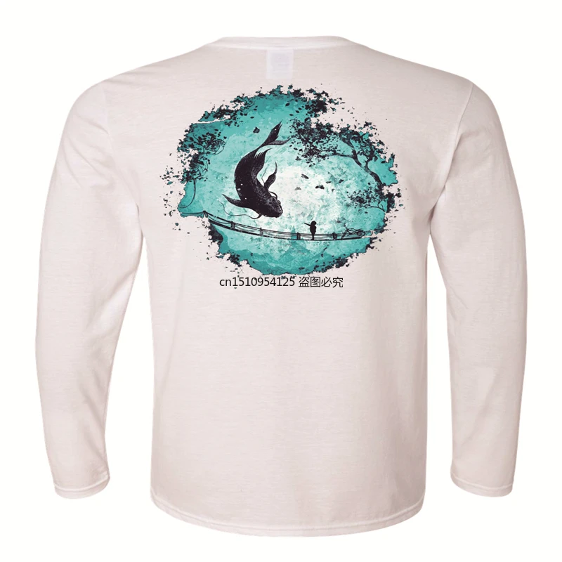 

Men's Professional Super Soft Breathable Long Sleeve UPF 50 Outdoor Wear Hygroscopic And Sweat Releasing With Fishing T Shirt