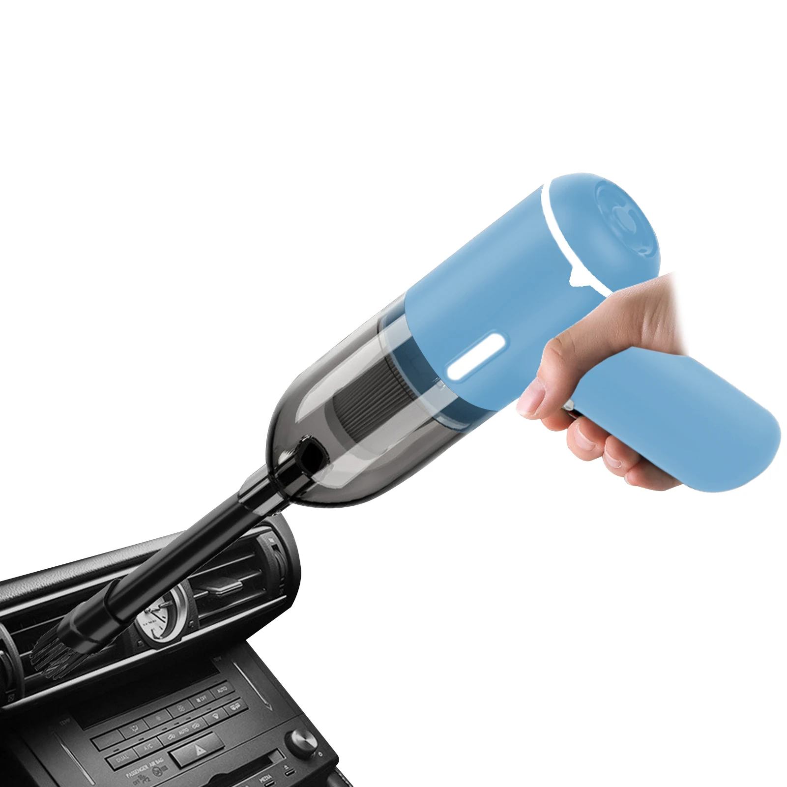 

5000Pa Car Vacuum Cleaner Mini Cordless Cleaner 120W Handheld Portable Vacuum Cleaner For Auto Interior Home Appliance