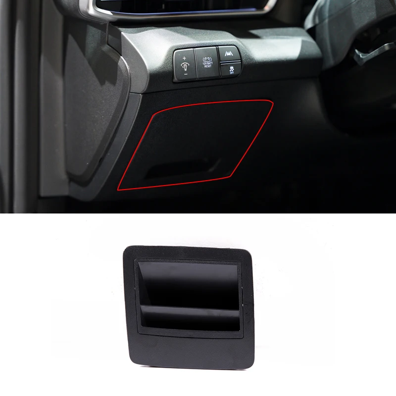 

Черный Автомобильный лоток для хранения предохранителей из АБС-пластика, держатель, карточка, монета для Hyundai Tucson L 2021, коробка для хранения аксессуаров для салона автомобиля