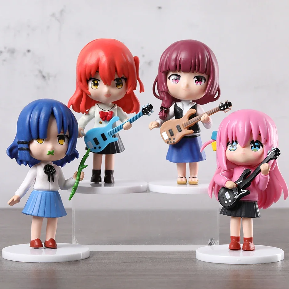 Bocchi the Rock! Фигурки игрушечные из ПВХ комплект кукол готоh Hitori Ijichi Nijika Ikuyo Kita Yamada Ryo