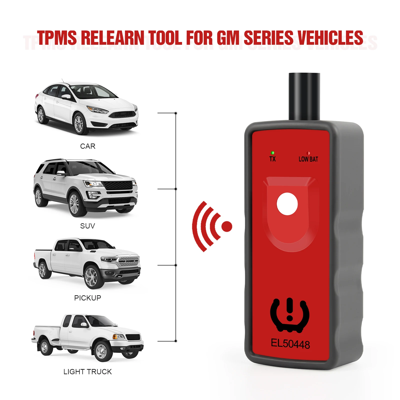 Инструменты для ремонта шин TPMS EL50448 Автомобильный датчик давления в шинах с