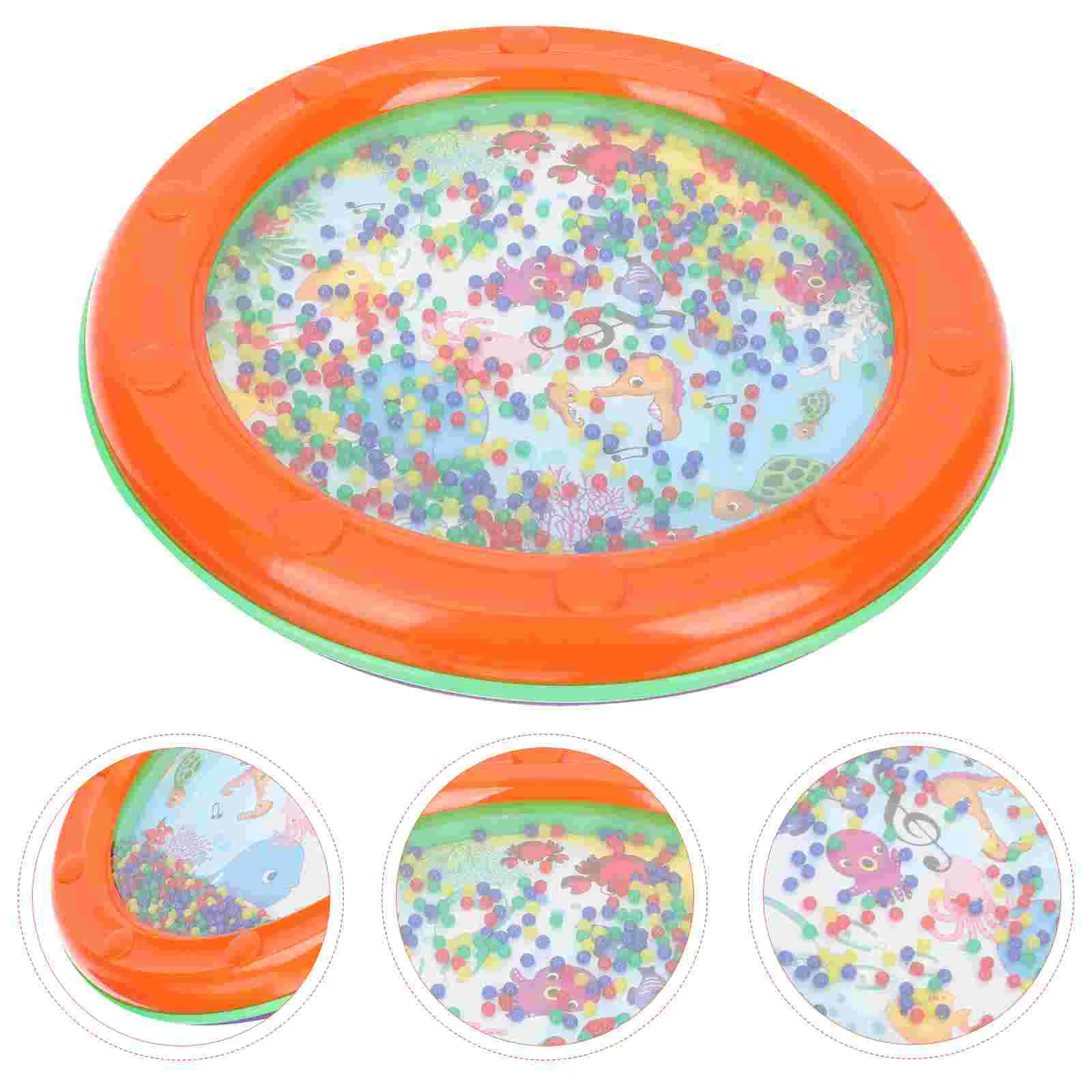 

Drum Kids Instrument Musicalhandeducational Wave Ocean Percussion Tambourinesound Handheld Orffpreschool Sea Children Set