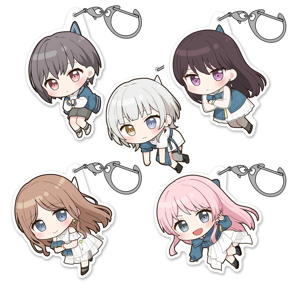 Фото Акриловый брелок BanG Dream! Это MyGO! Забавный мультяшный брелок-подвеска для сумки, креативный шарм для школьного рюкзака, брелок для ключей от машины, подарок для друга №1