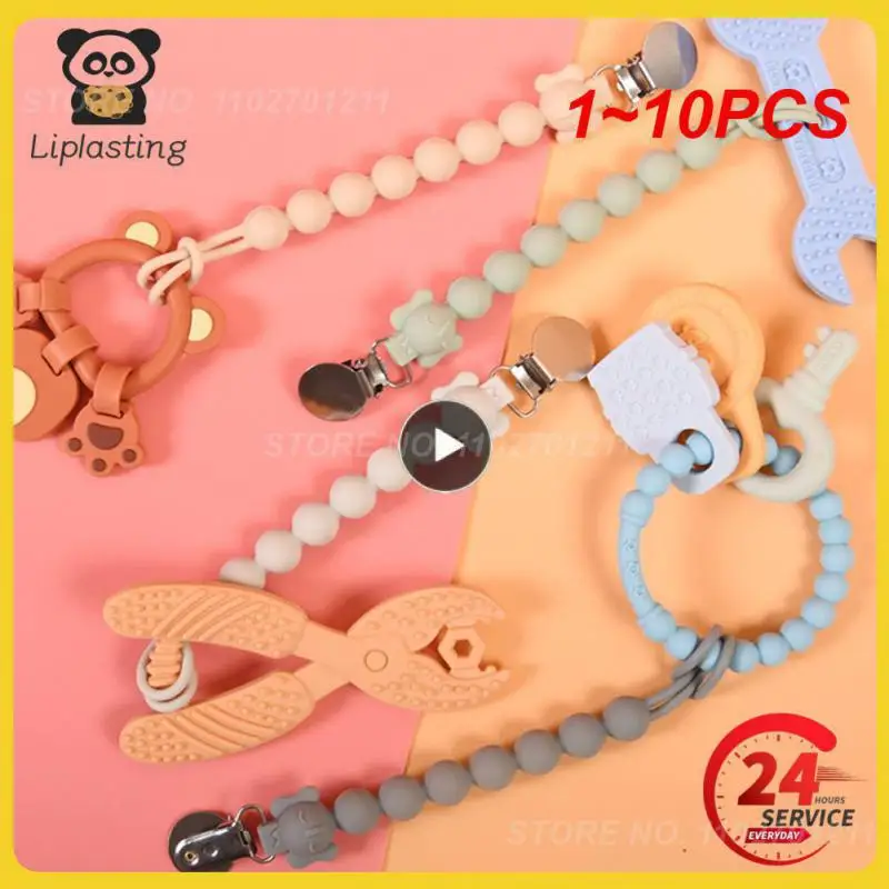 

1-10 шт., цепочка-держатель для соски-пустышки