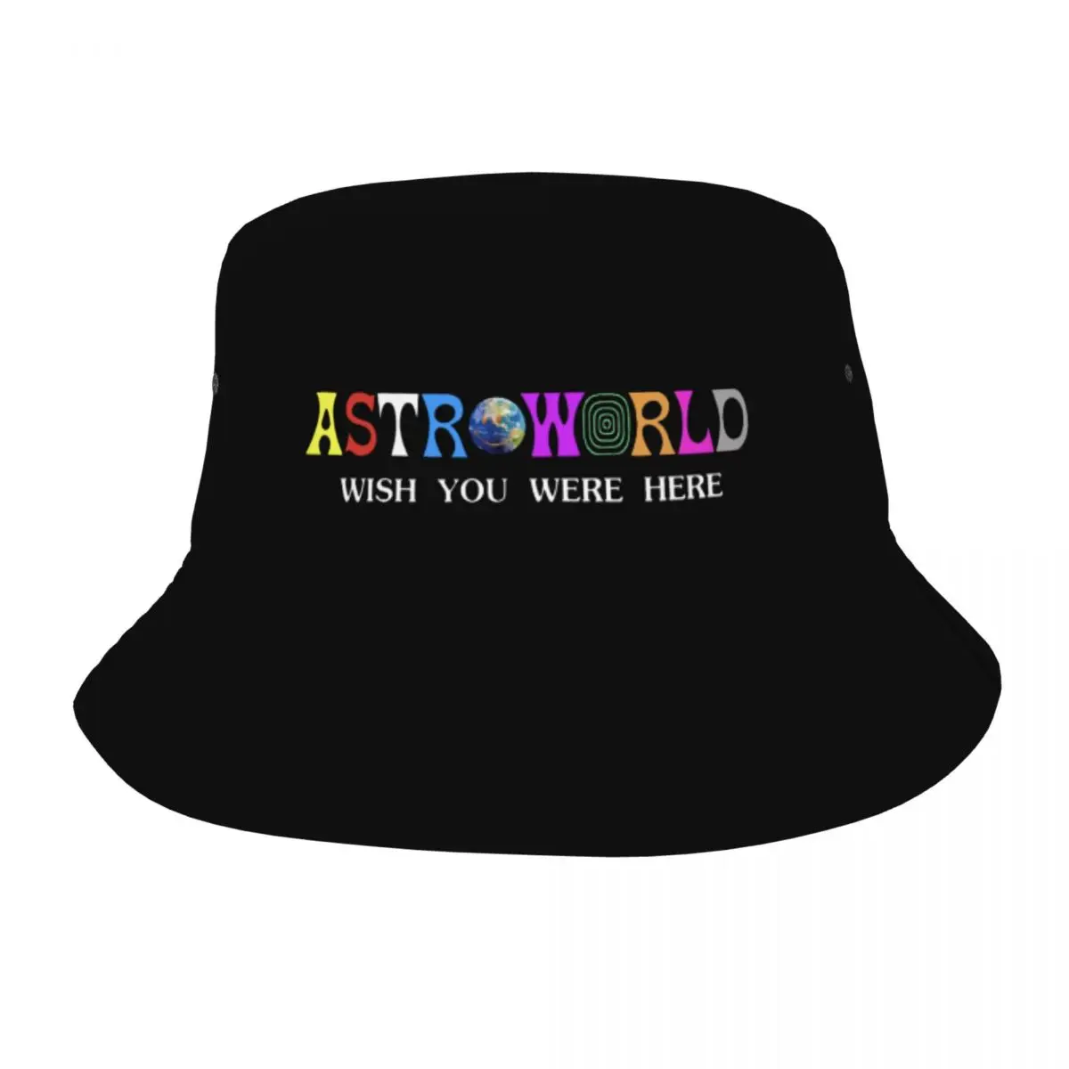 

Astroworld Letters Bucket Hat for Women Vocation Floppy Hat Fashion Foldable for Camping Fisherman Cap Dropshipping