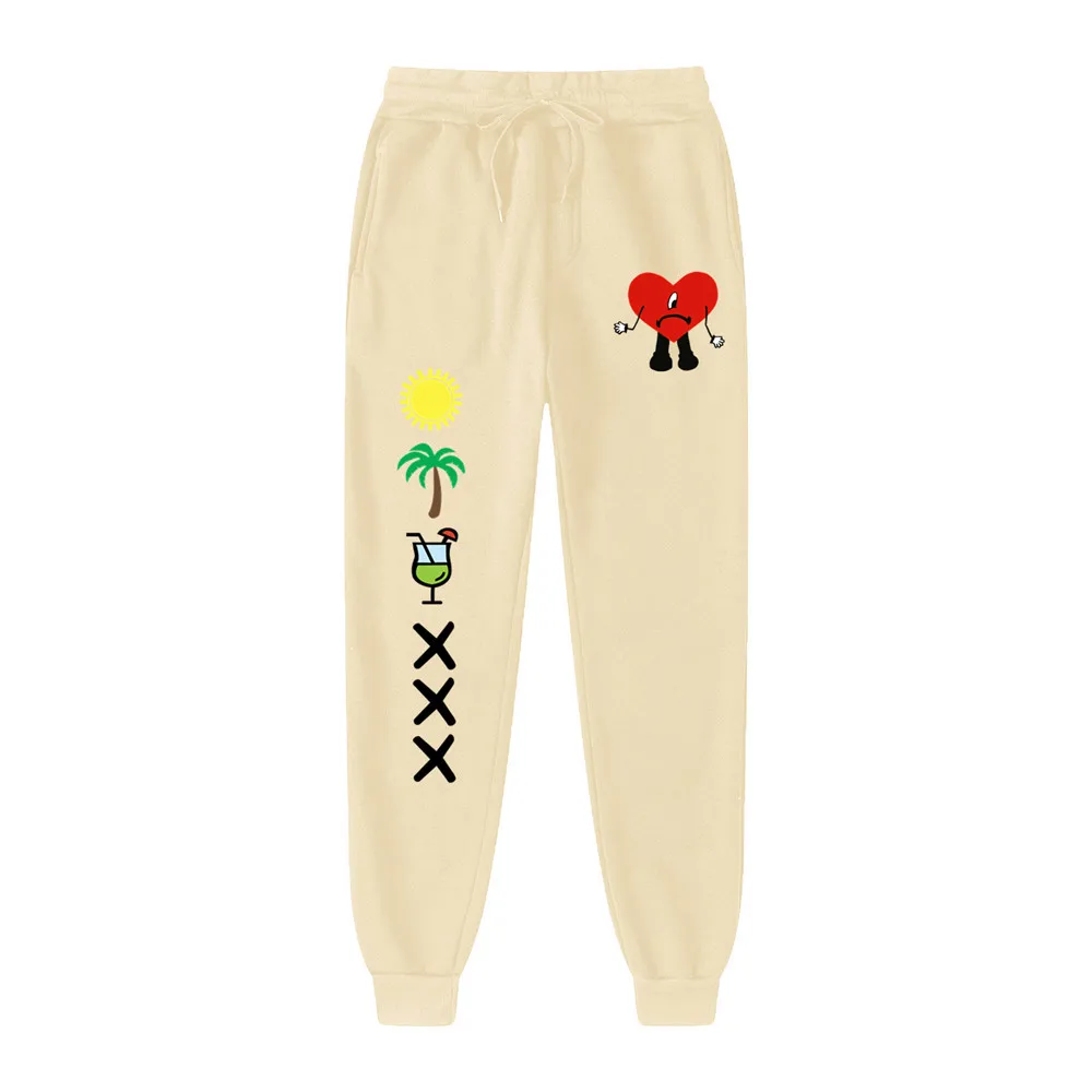 

Bad Bunny 2022 New Pants Men Brand Gyms Men Joggers Sweatpants Trousers Men Pantalon Homme Jogger Hombre Streetwear Men Pants